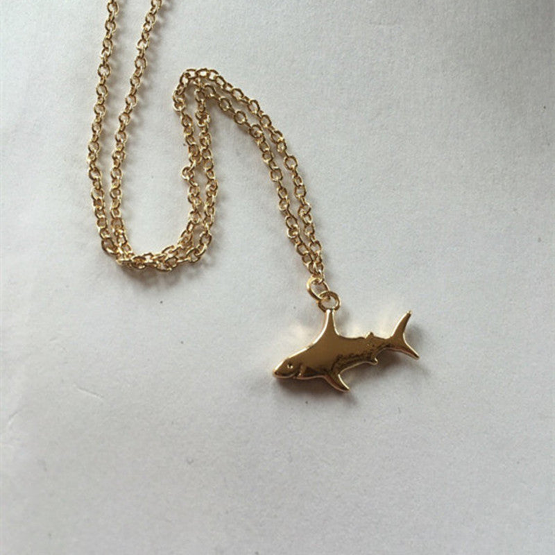 Fashion Shark Alloy Copper Chain Plating Unisex Necklace 1 Piece