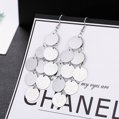 Fashion Leaf Metal Plating Women's Drop Earrings 1 Pair