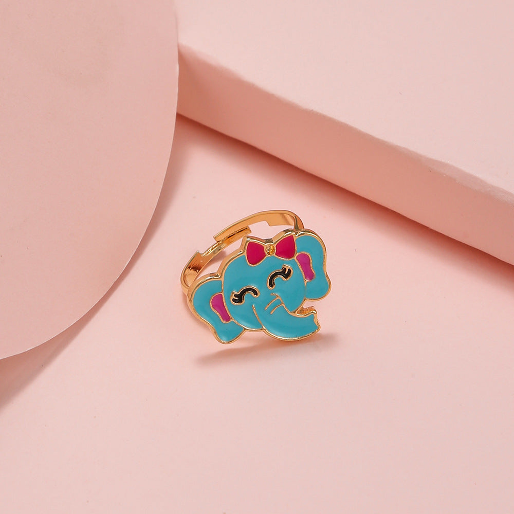 Cute Cartoon Alloy Kid's Rings