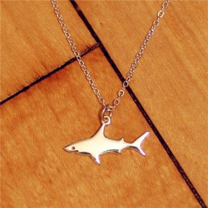 1 Piece Fashion Shark Alloy Plating Women's Pendant Necklace