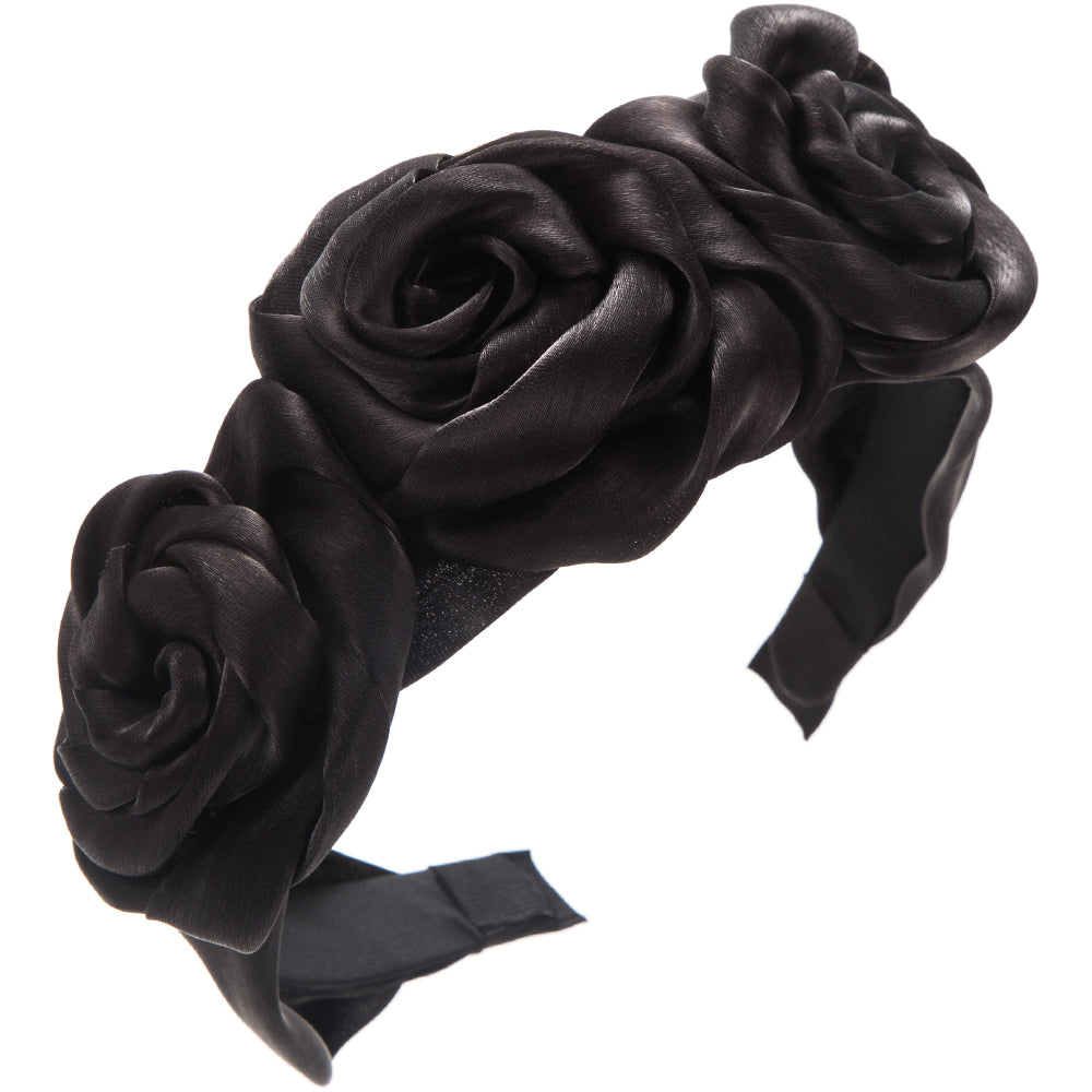 Women'S Elegant Sweet Flower Alloy Cloth Hair Band