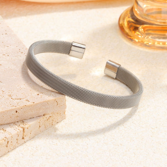 304 Stainless Steel Simple Style Classic Style Geometric Bangle