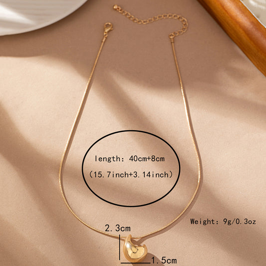 Romantic Simple Style Commute Water Droplets Zinc Alloy Plating 14K Gold Plated Women's