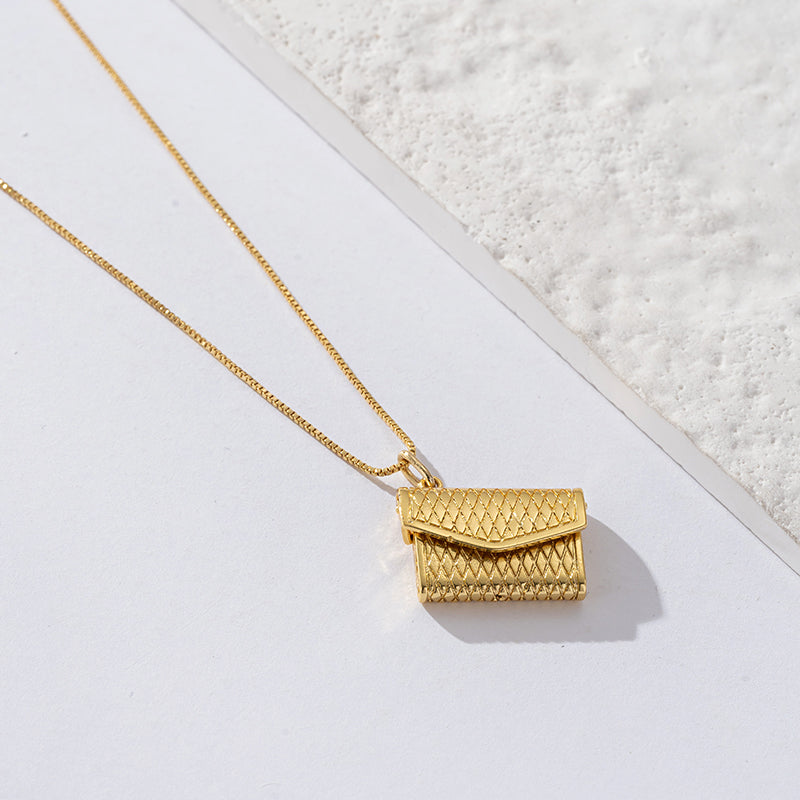 Copper 18K Gold Plated Elegant Cute Romantic Inlay Geometric Zircon Pendant Necklace