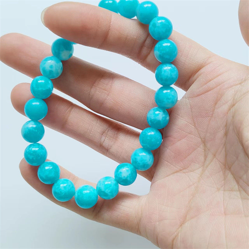 Ethnic Style Crack Turquoise Glass Beaded Bracelets