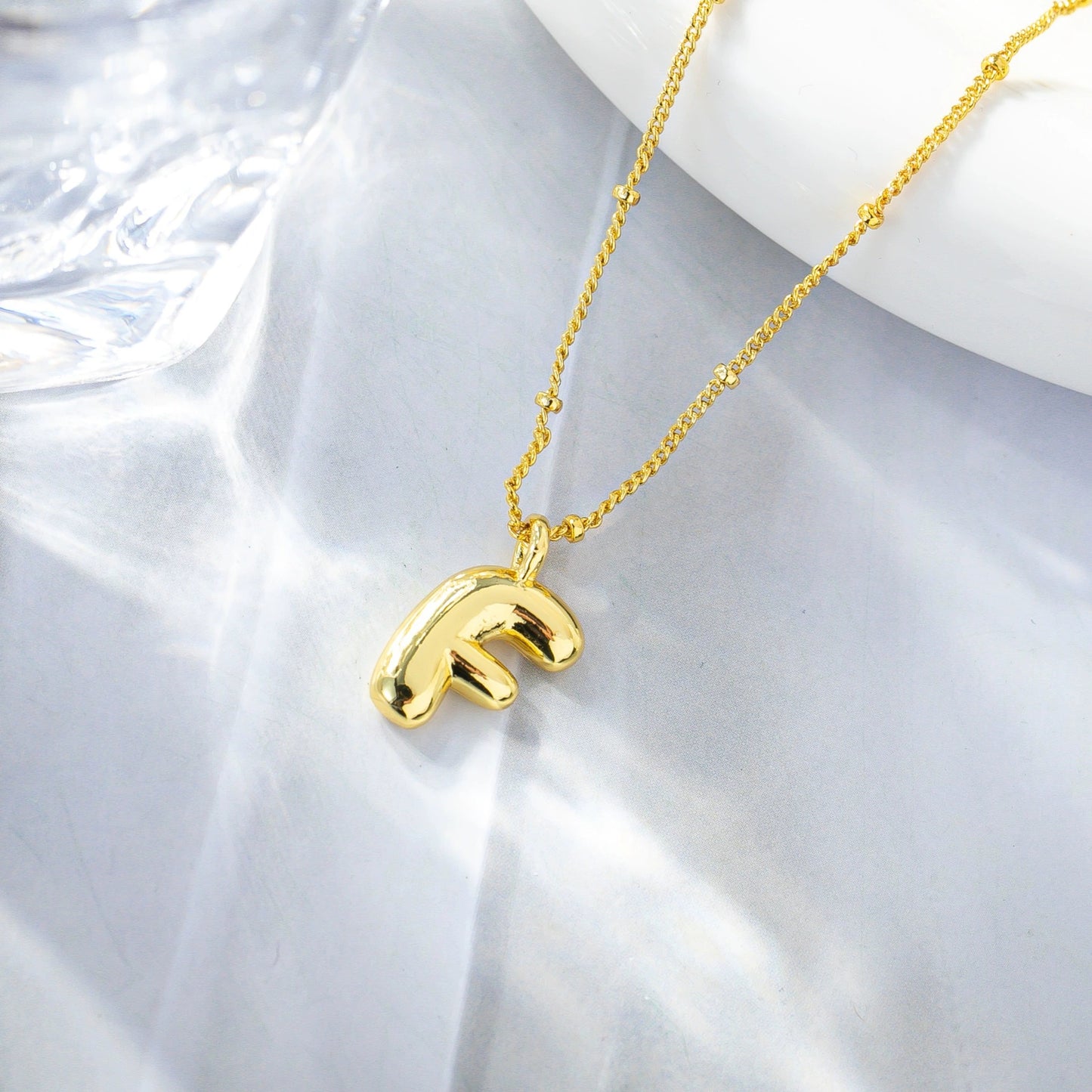 Titanium Steel Simple Style Streetwear Letter Pendant Necklace