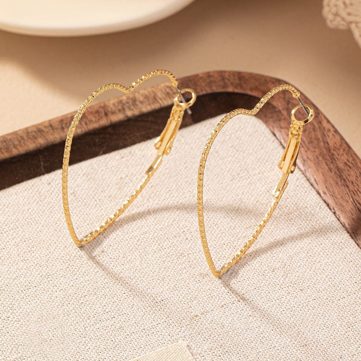 1 Pair Simple Style Classic Style Solid Color Iron Earrings