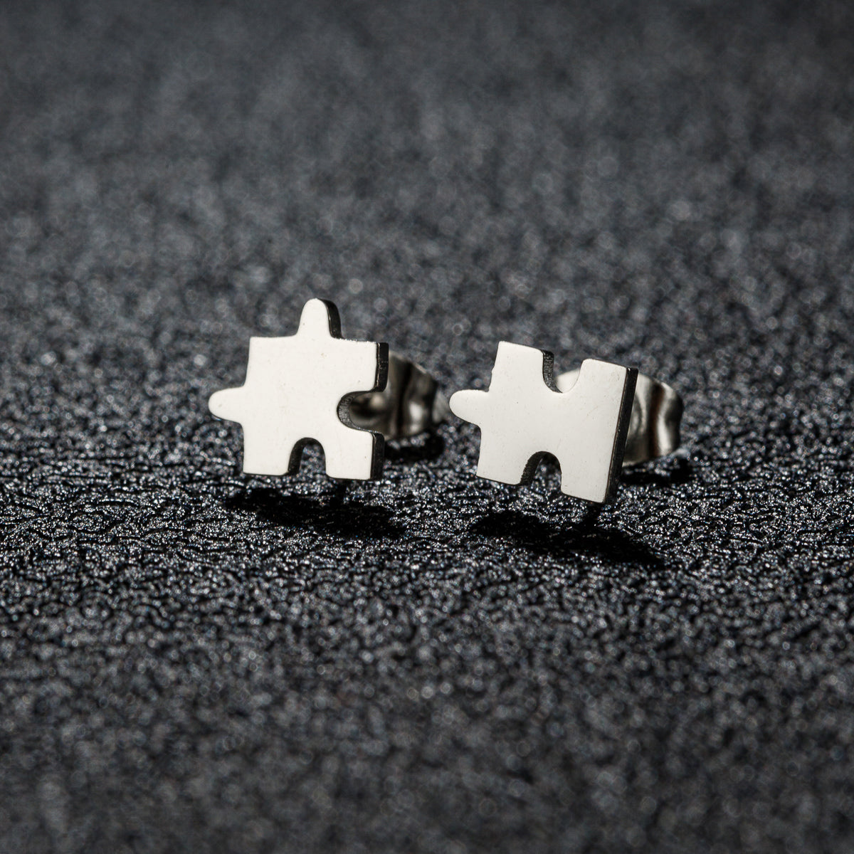 1 Pair Sweet Simple Style Snowflake Irregular Polishing Plating 304 Stainless Steel 18K Gold Plated Ear Studs