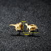 1 Pair Sweet Simple Style Snowflake Irregular Polishing Plating 304 Stainless Steel 18K Gold Plated Ear Studs