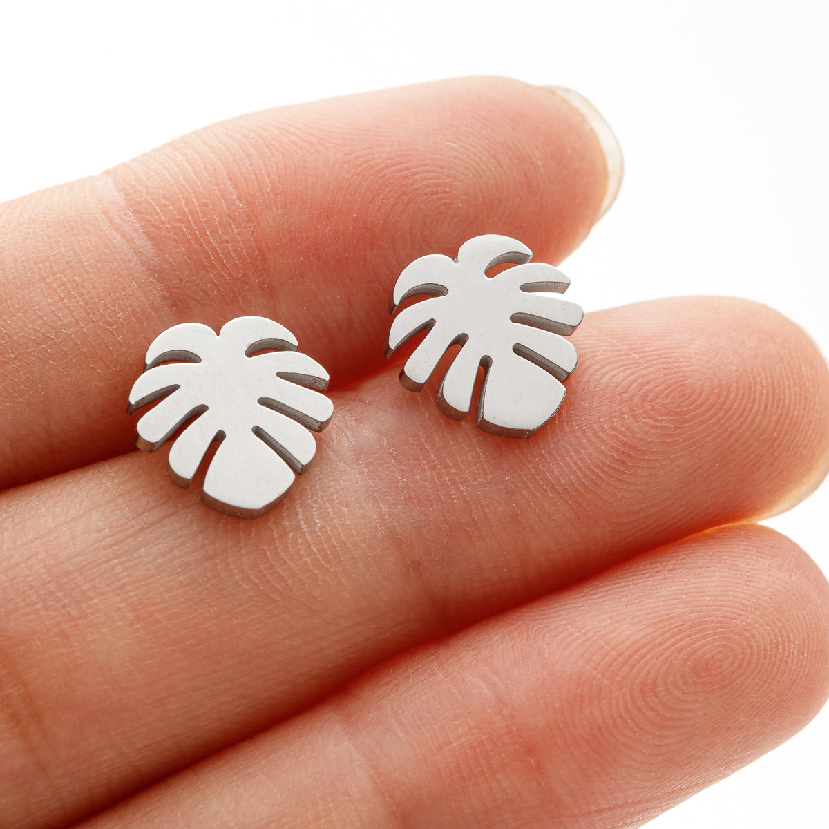 1 Pair Sweet Simple Style Snowflake Irregular Polishing Plating 304 Stainless Steel 18K Gold Plated Ear Studs