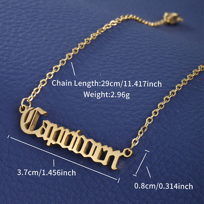 Wholesale Jewelry XUPING Simple Style Constellation 304 Stainless Steel 18K Gold Plated Anklet