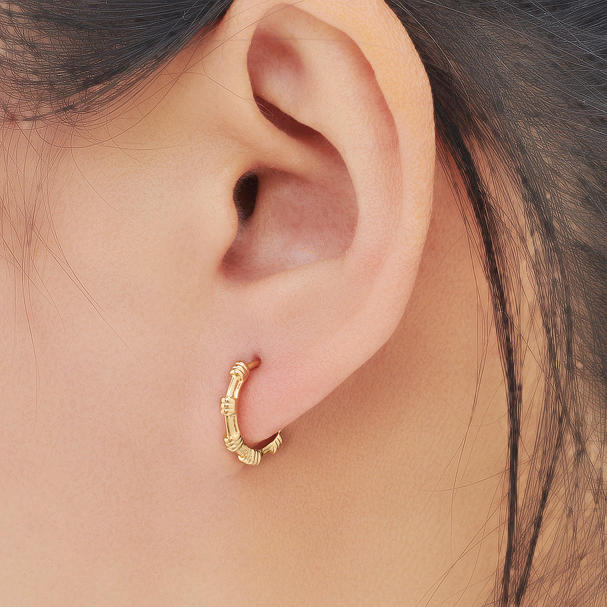 1 Pair Casual Simple Style Irregular Circle Round Irregular Copper Earrings