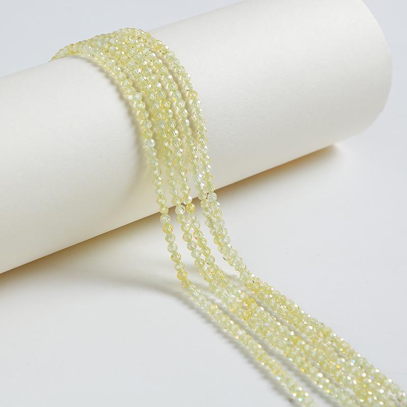 1 Piece Artificial Crystal Round Beads