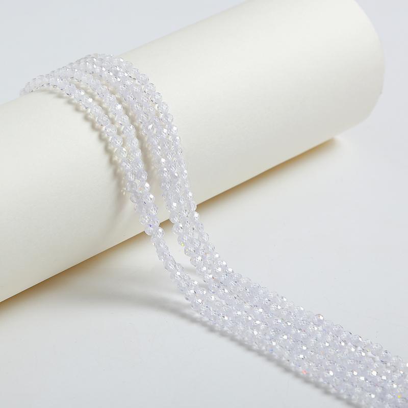 1 Piece Artificial Crystal Round Beads