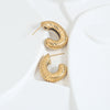 1 Pair Simple Style Solid Color Inlay Stainless Steel Zircon 18K Gold Plated Earrings Ear Studs