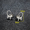 1 Pair Sweet Rabbit Cat Polishing 304 Stainless Steel 18K Gold Plated Ear Studs