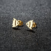 1 Pair Sweet Rabbit Cat Polishing 304 Stainless Steel 18K Gold Plated Ear Studs