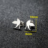 1 Pair Sweet Rabbit Cat Polishing 304 Stainless Steel 18K Gold Plated Ear Studs