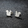 1 Pair IG Style Modern Style Sweet Mermaid Apple Strawberry Polishing Plating 304 Stainless Steel 18K Gold Plated Ear Studs