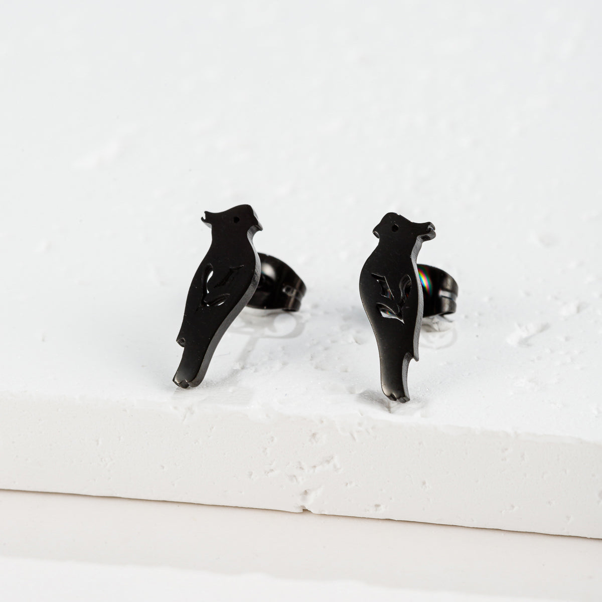 1 Pair Sweet Artistic Animal Irregular Polishing Plating 304 Stainless Steel 18K Gold Plated Ear Studs