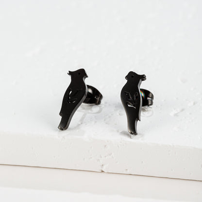 1 Pair Sweet Artistic Animal Irregular Polishing Plating 304 Stainless Steel 18K Gold Plated Ear Studs