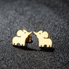 1 Pair Sweet Artistic Animal Irregular Polishing Plating 304 Stainless Steel 18K Gold Plated Ear Studs