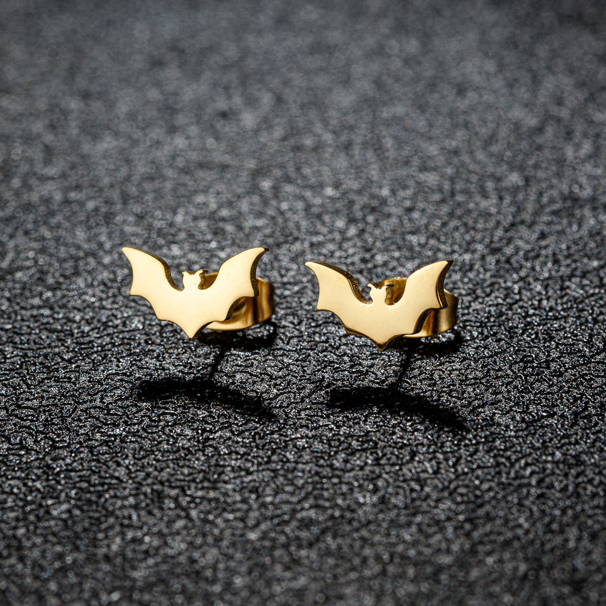 1 Pair Sweet Artistic Animal Irregular Polishing Plating 304 Stainless Steel 18K Gold Plated Ear Studs