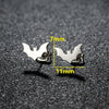 1 Pair Sweet Artistic Animal Irregular Polishing Plating 304 Stainless Steel 18K Gold Plated Ear Studs