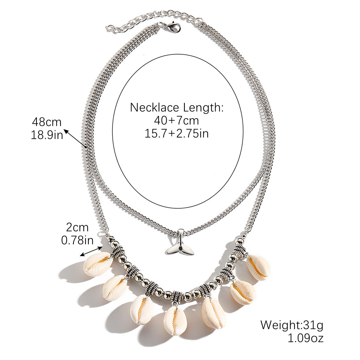 Marine Style Shell Zinc Alloy Wholesale Bracelets Necklace