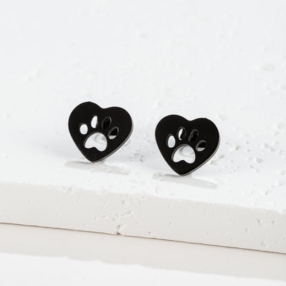 1 Pair Cute Sweet Flower Apple Polishing Plating 304 Stainless Steel 18K Gold Plated Ear Studs