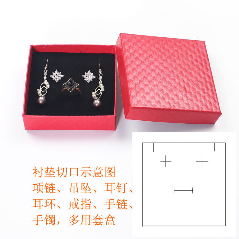 Simple Style Solid Color Paper Jewelry Boxes