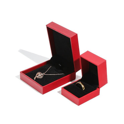 Fashion Solid Color Paper Jewelry Boxes