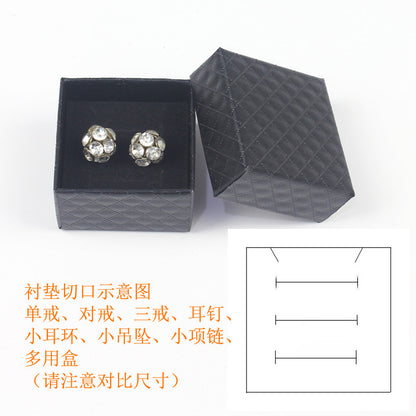 Simple Style Solid Color Paper Jewelry Boxes