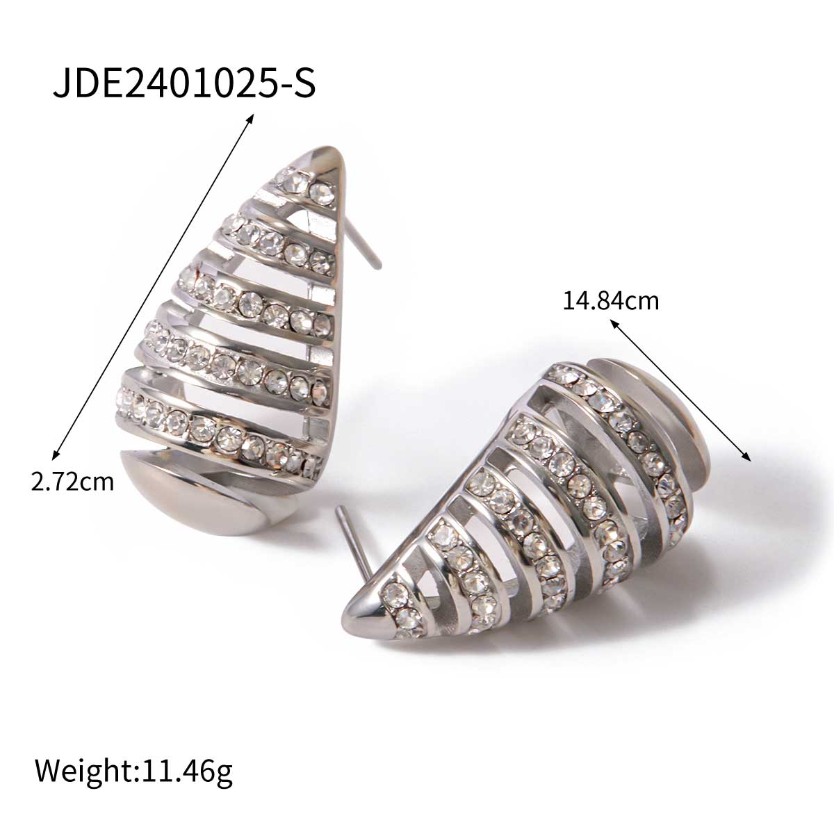 Wholesale Jewelry IG Style Simple Style Solid Color 304 Stainless Steel Rings Earrings Necklace