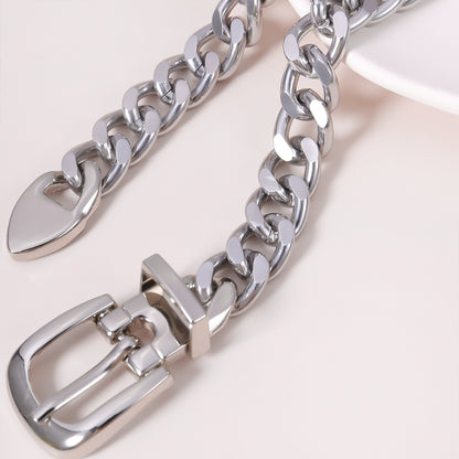 Fashion Jewelry Creative Chain Belt Waist Chain Simple Metal Belt Wholesale Gooddiy