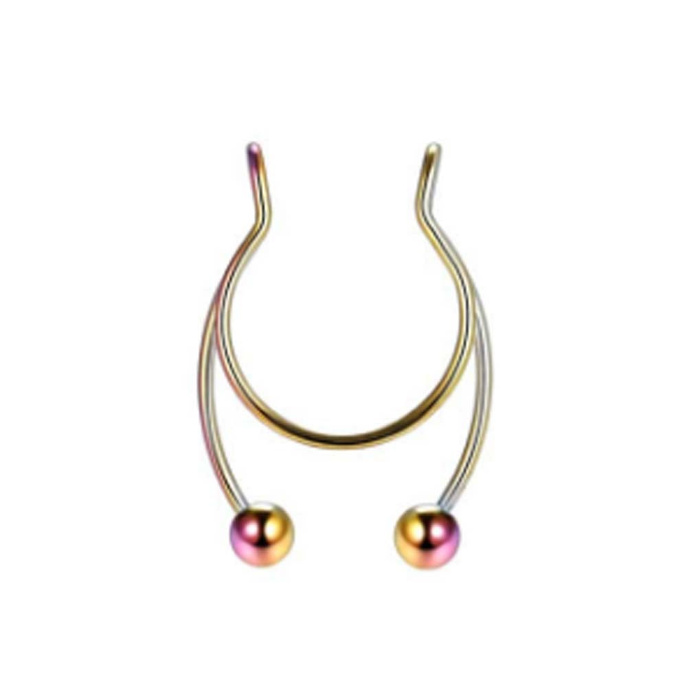 Fashion U Shape Stainless Steel Plating Nose Ring