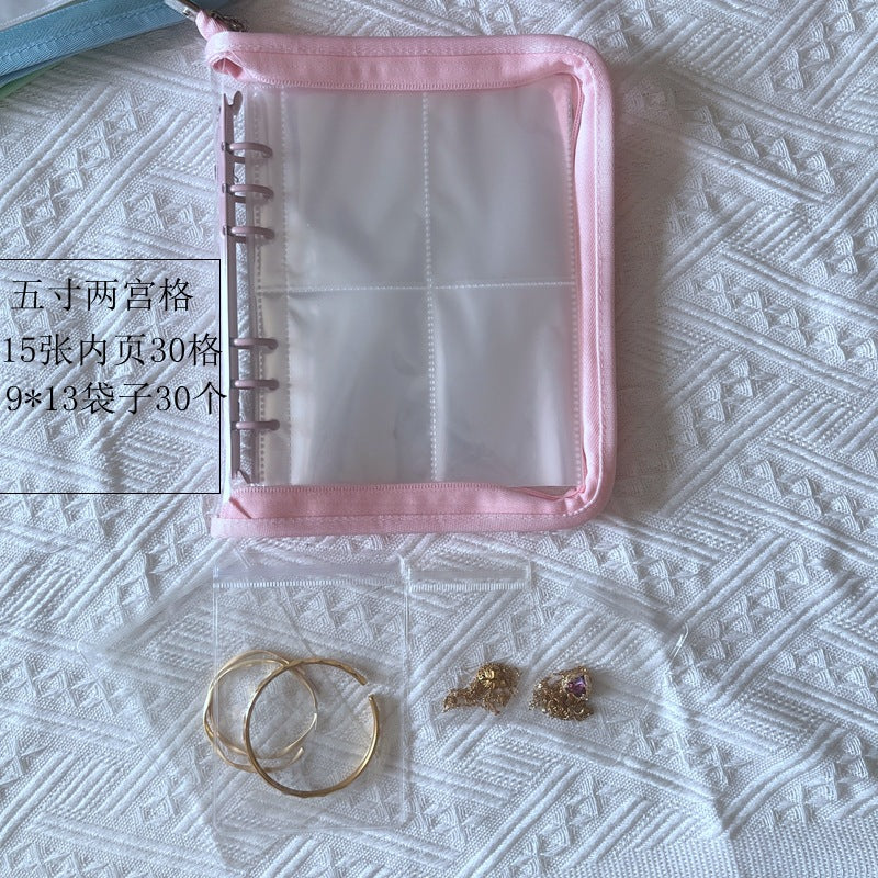 Simple Style Solid Color Pvc Jewelry Packaging Bags