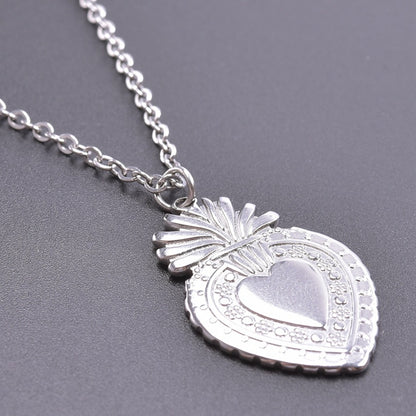 304 Stainless Steel Simple Style Classic Style Plating Strawberry Pendant Necklace