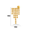 1 Piece Ear Cartilage Rings & Studs IG Style French Style Simple Style Tassel Flower Bow Knot Copper Tassel Inlay Zircon