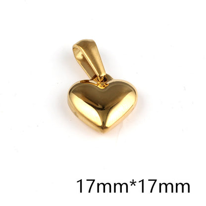 1 Piece Stainless Steel Heart Shape