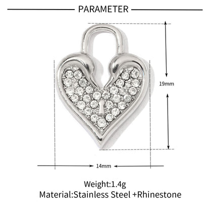 A Pack Of 3 201 Stainless Steel 18K Gold Plated Starfish Heart Shape Polished Pendant