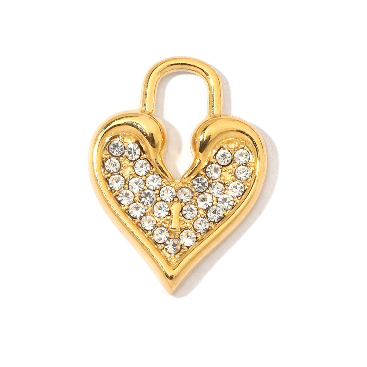 A Pack Of 3 201 Stainless Steel 18K Gold Plated Starfish Heart Shape Polished Pendant