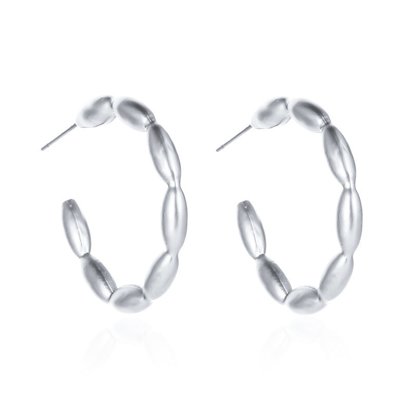 1 Piece 1 Pair IG Style Basic Modern Style C Shape Geometric Plating CCB Alloy Ear Cuffs