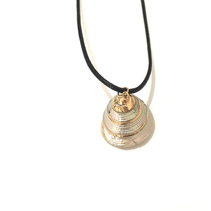 Vacation Modern Style Classic Style Geometric Shell Plating Women's Pendant Necklace