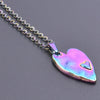 1 Piece 304 Stainless Steel Heart Shape