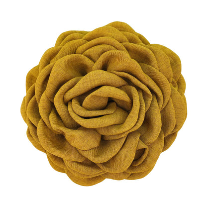 Women'S Sweet Korean Style Rose Flower Cloth Hair Claws