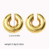 1 Pair Cute C Shape Alloy Ear Cuffs