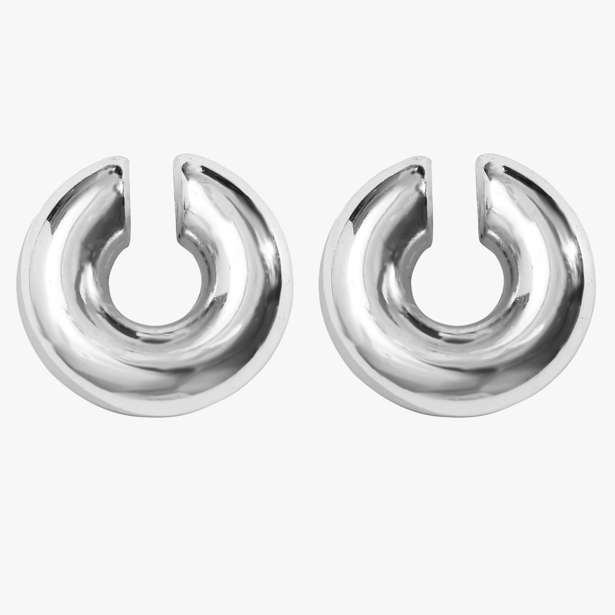 1 Pair Cute C Shape Alloy Ear Cuffs