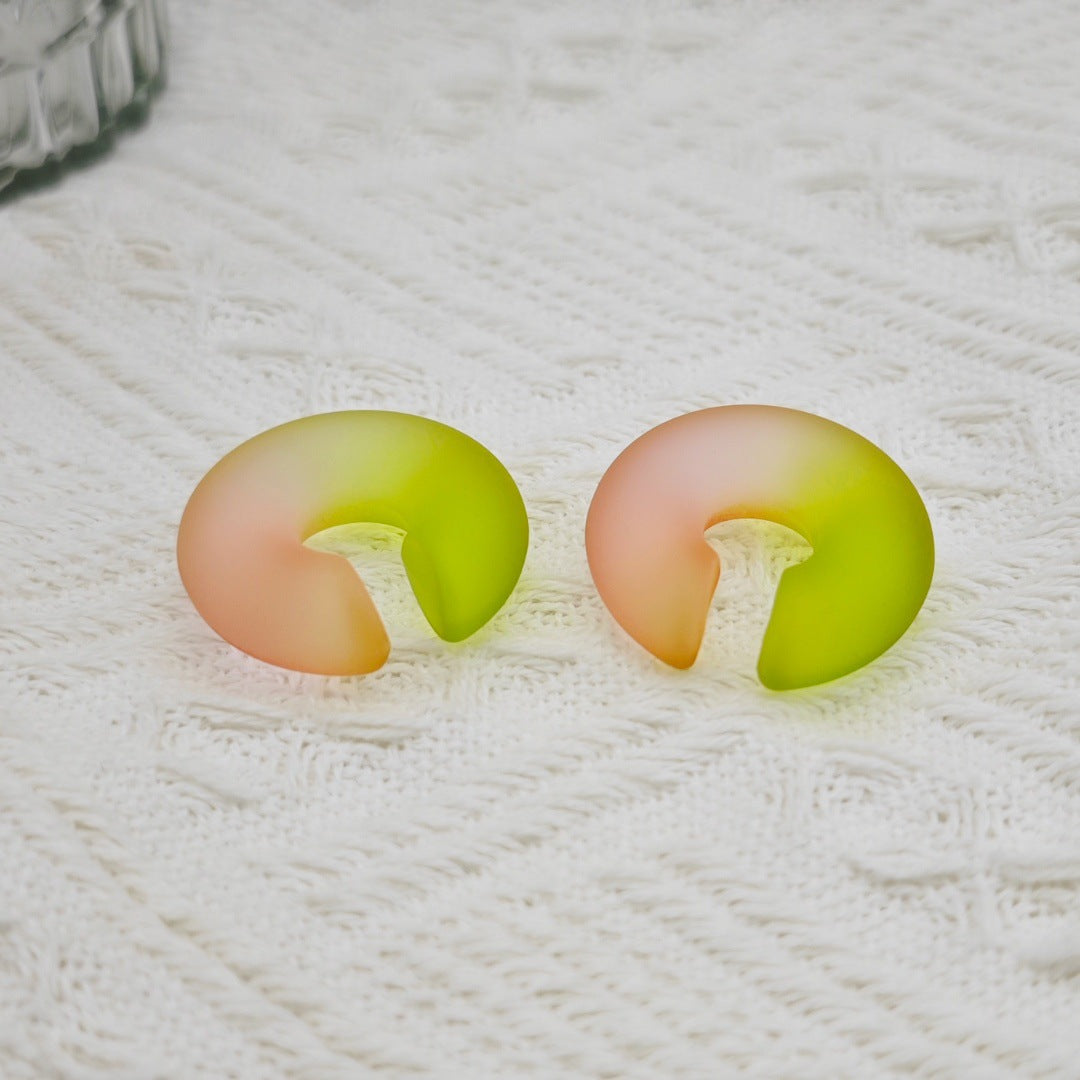 1 Pair Cute C Shape Alloy Ear Cuffs