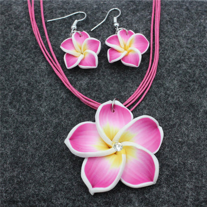 Simple Style Classic Style Flower Rope Soft Clay Women's Jewelry Set